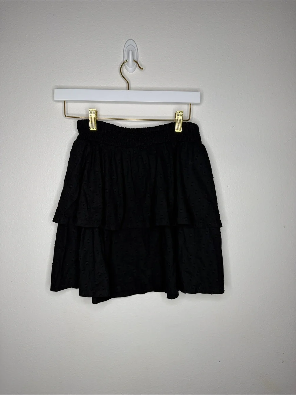 Old Navy Girl’s Black Tiered Ruffle Skirt